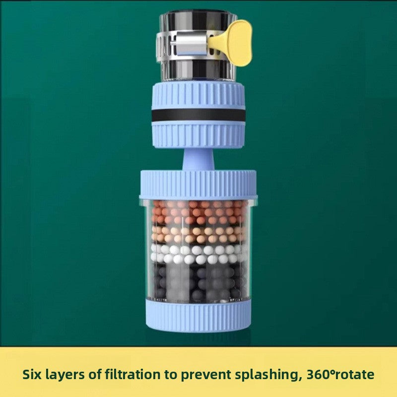 Faucet Filter Nozzle Splash-Proof Kitchen Tap Water Purifier