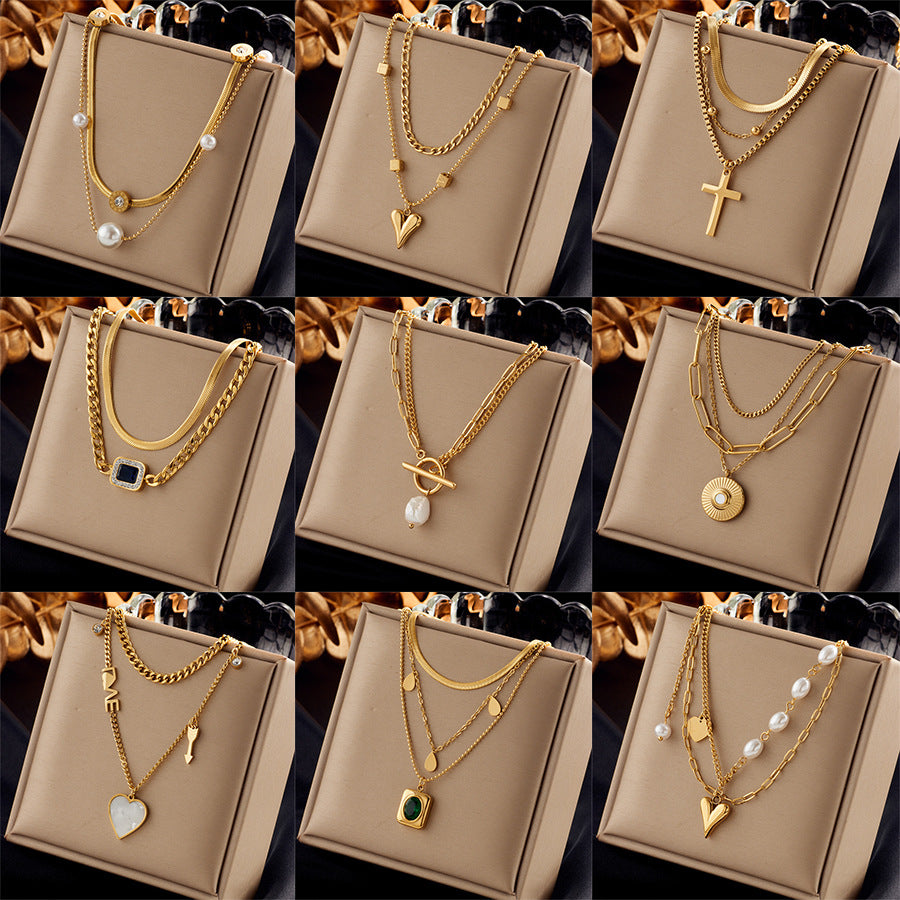 Stainless steel multi-layer chain