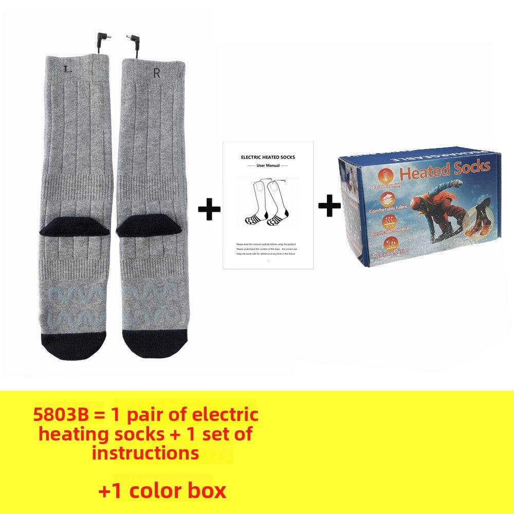 Heated socks - Skiing-specific electric heating socks