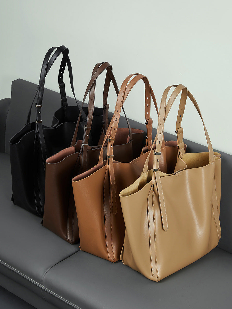 Genuine Leather Women Tote Bag