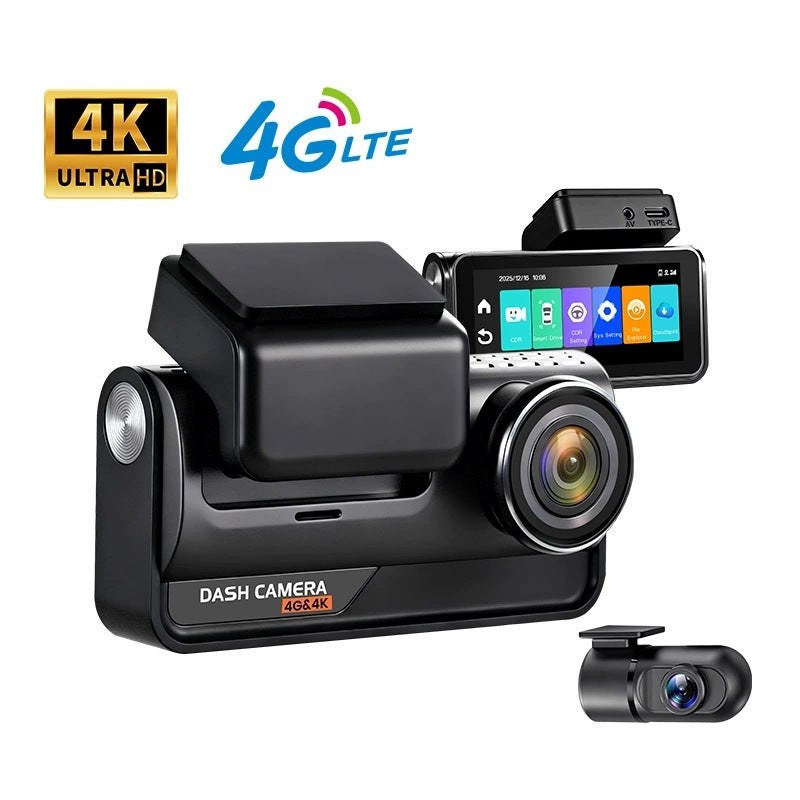 Dual Lens Dash Cam with GPS and ADAS Warnings
