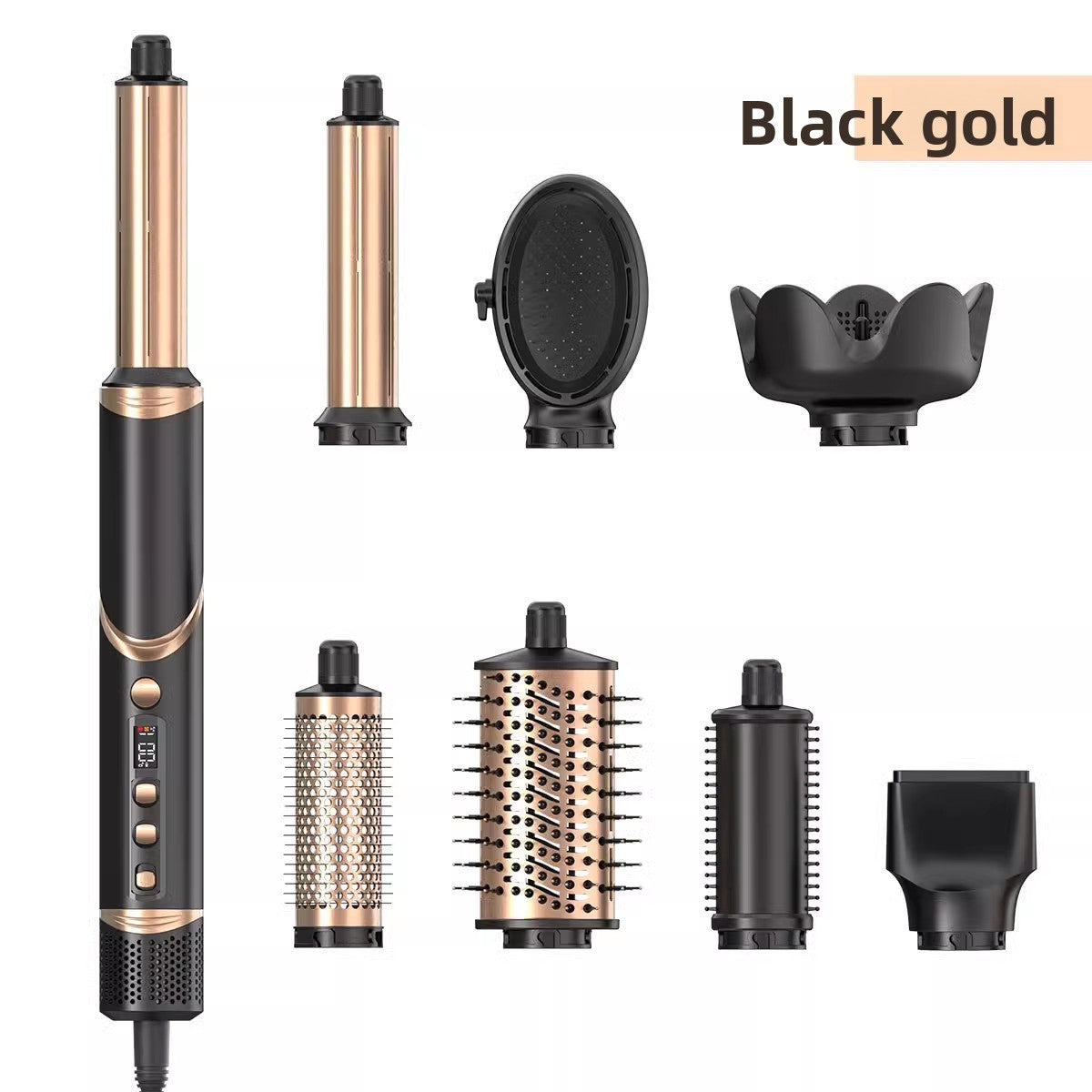 Multifunctional Hot Air Styler Hair Dryer with 8 Attachments