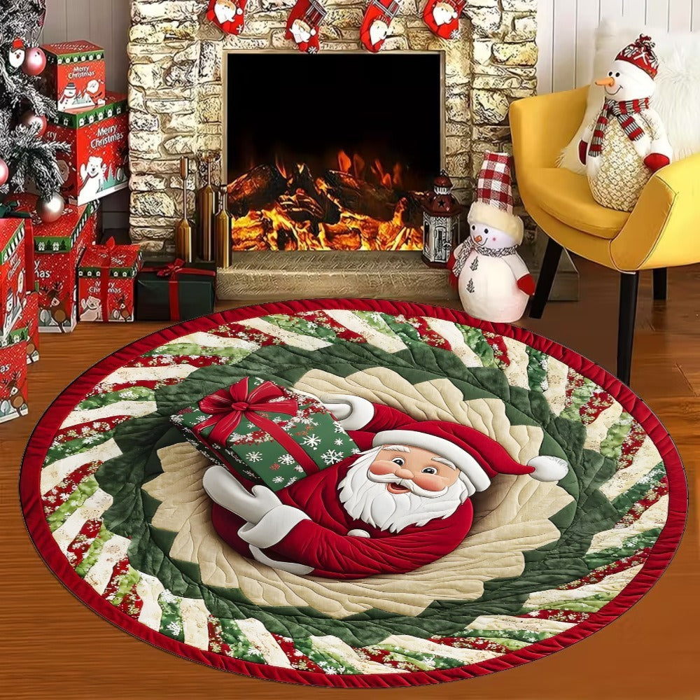 Halloween Christmas Round Carpet