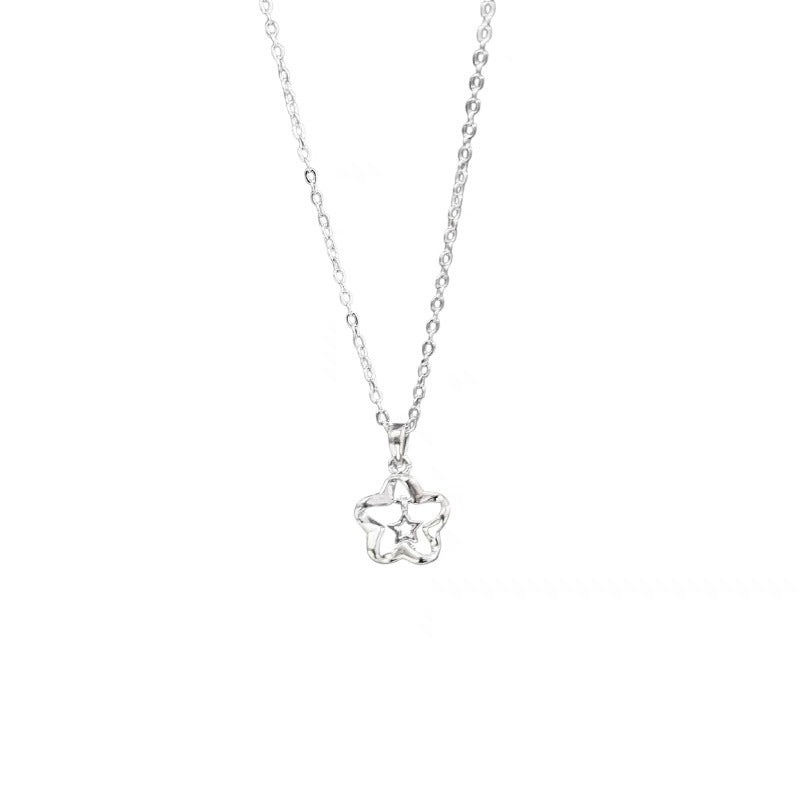 Zircon Bow Necklace for Women