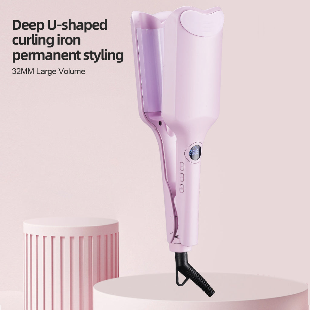 Dual Barrel Hair Curler with Temperature Control