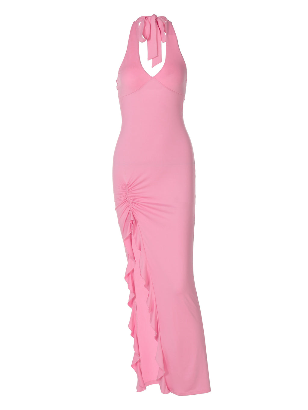 Womens Halterneck Long Dress