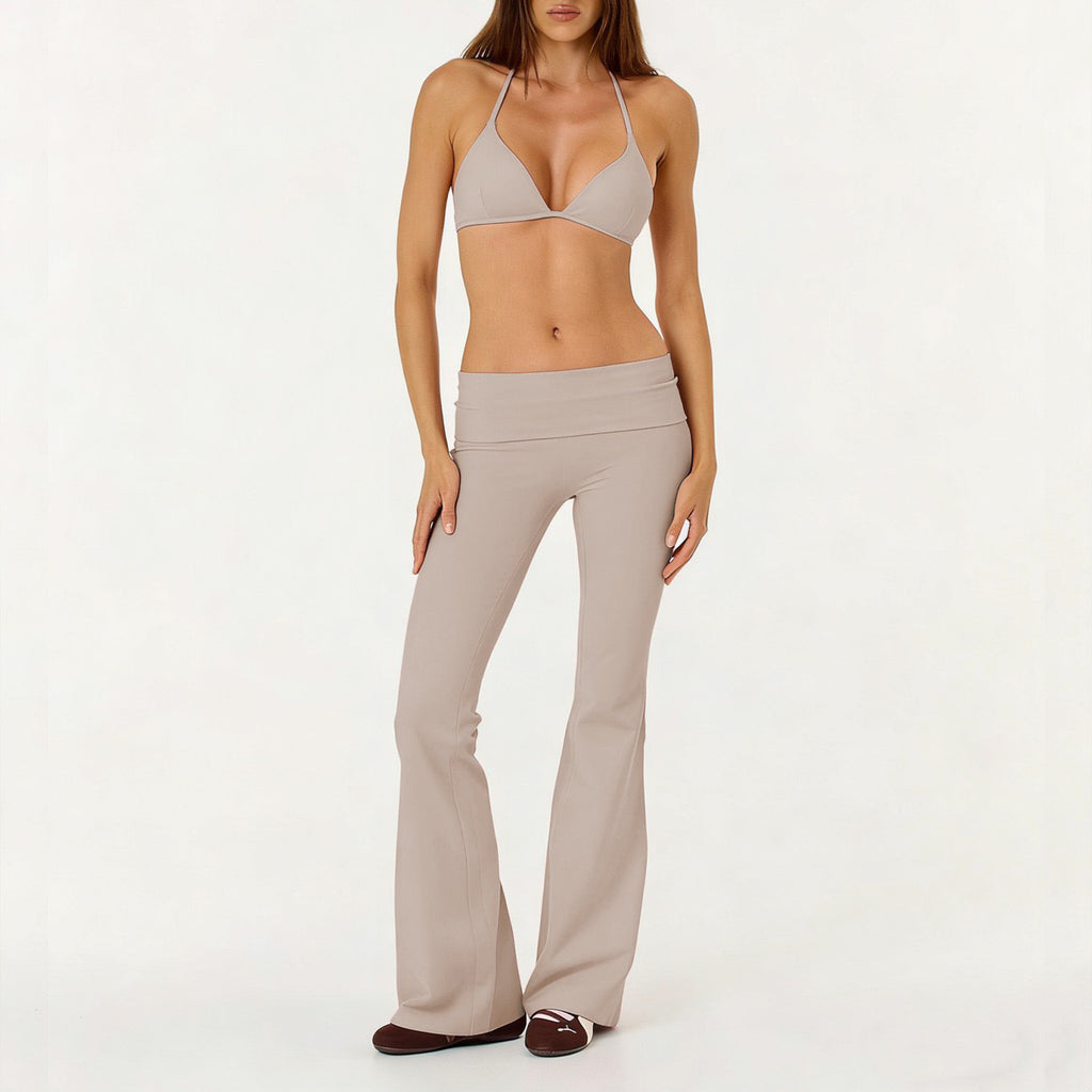 Yoga Exercise Fitness Flare Pants