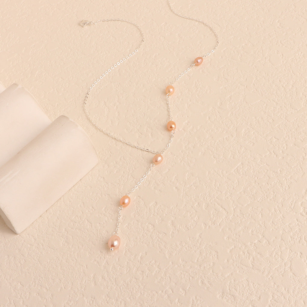Pearl Geometry Necklace