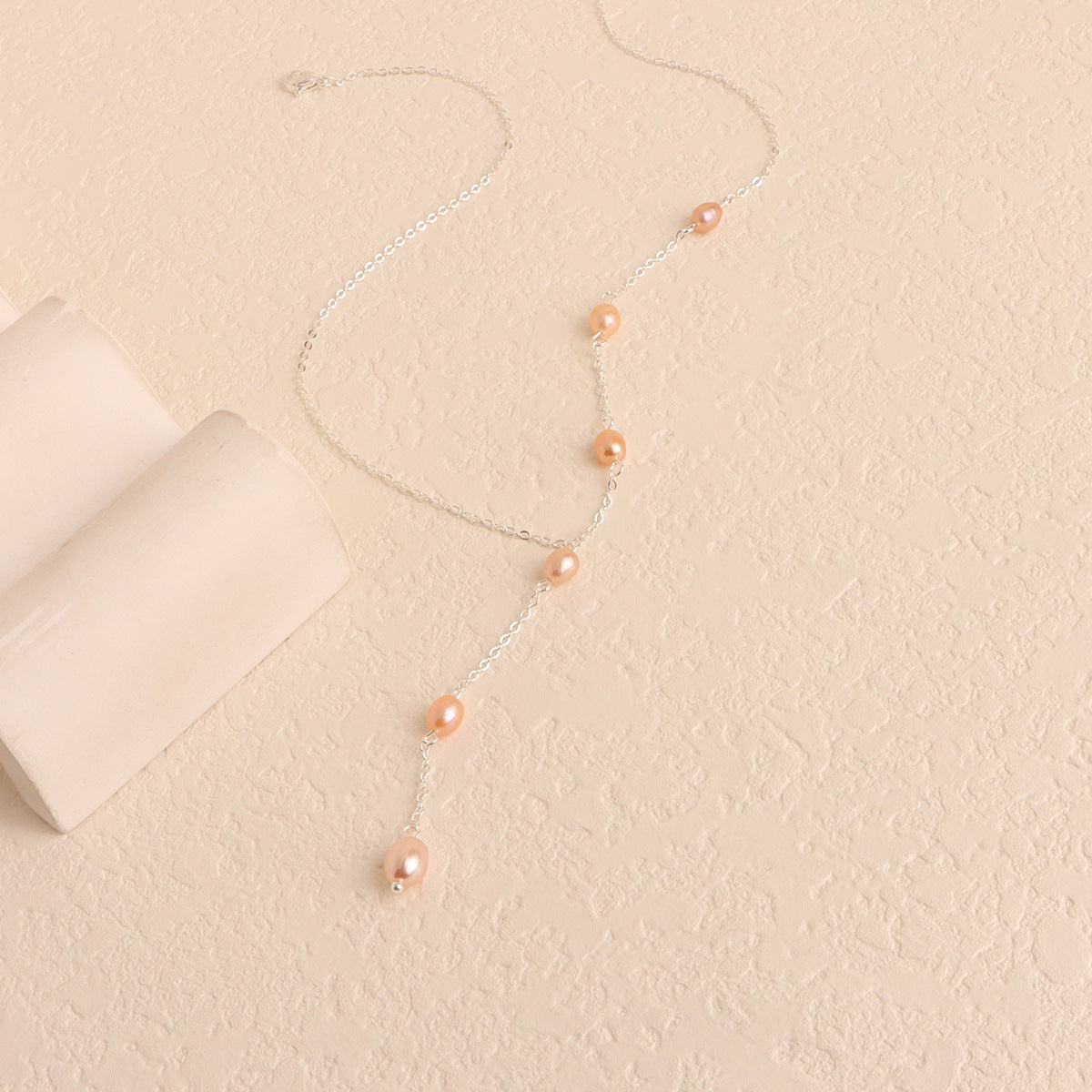 Pearl Geometry Necklace