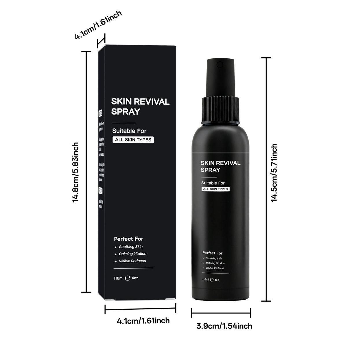 Hydrating and moisturizing skin-nourishing spray