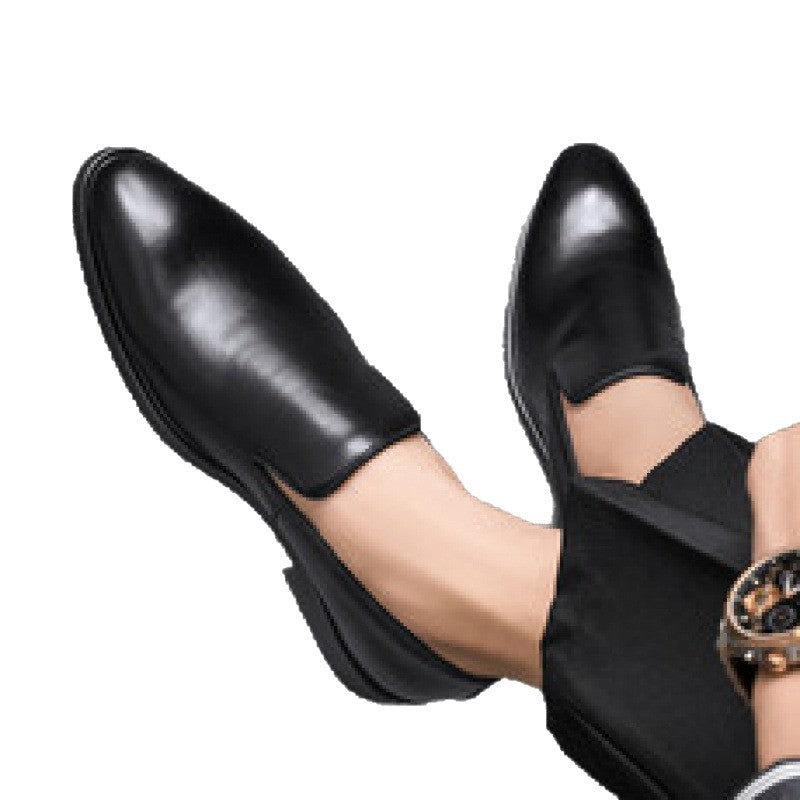 Men's Business Formal Casual Pointed Toe Small Leather Shoes