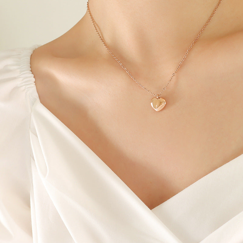Adjustable Heart Pendant Necklace