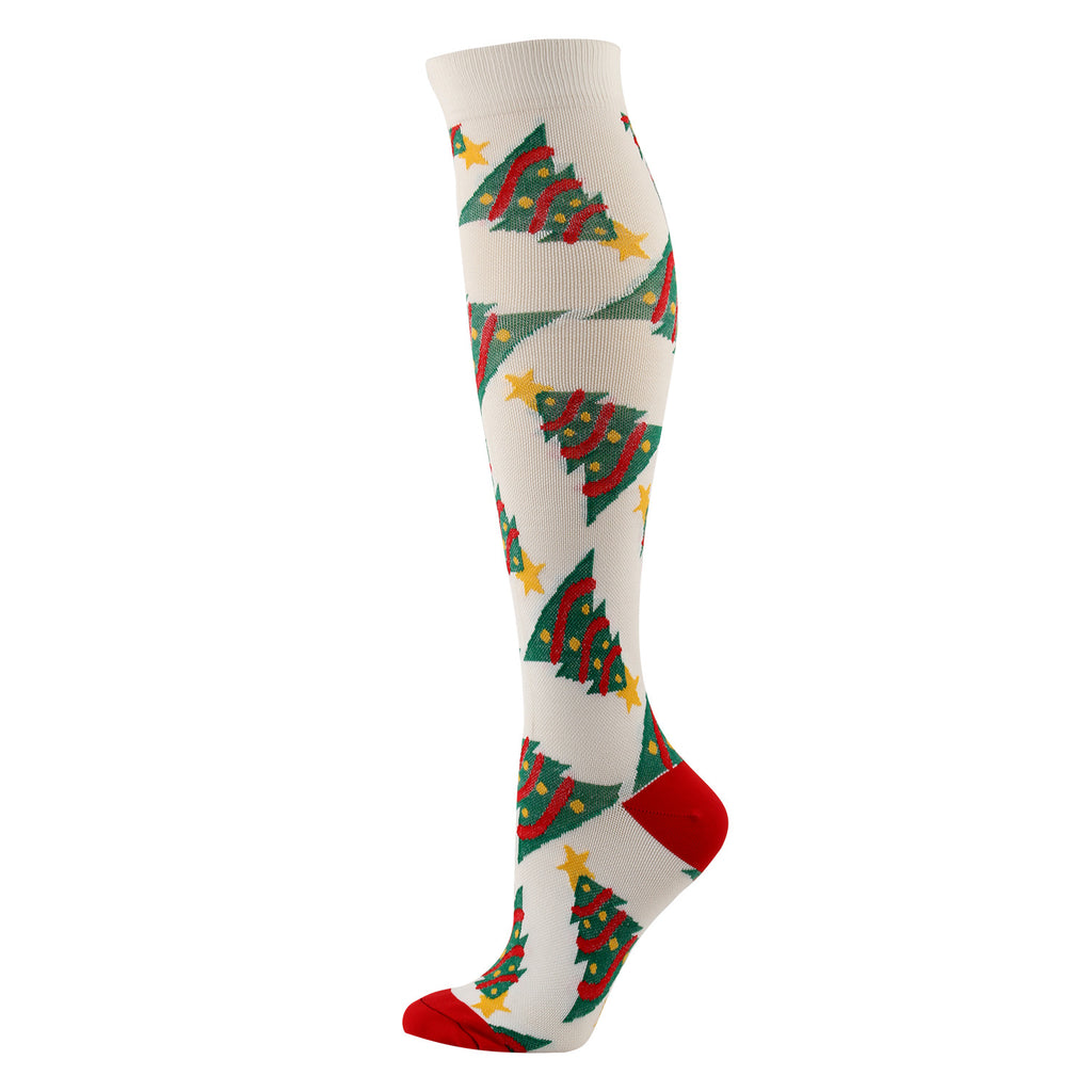 Christmas Compression Socks with Festive Designs