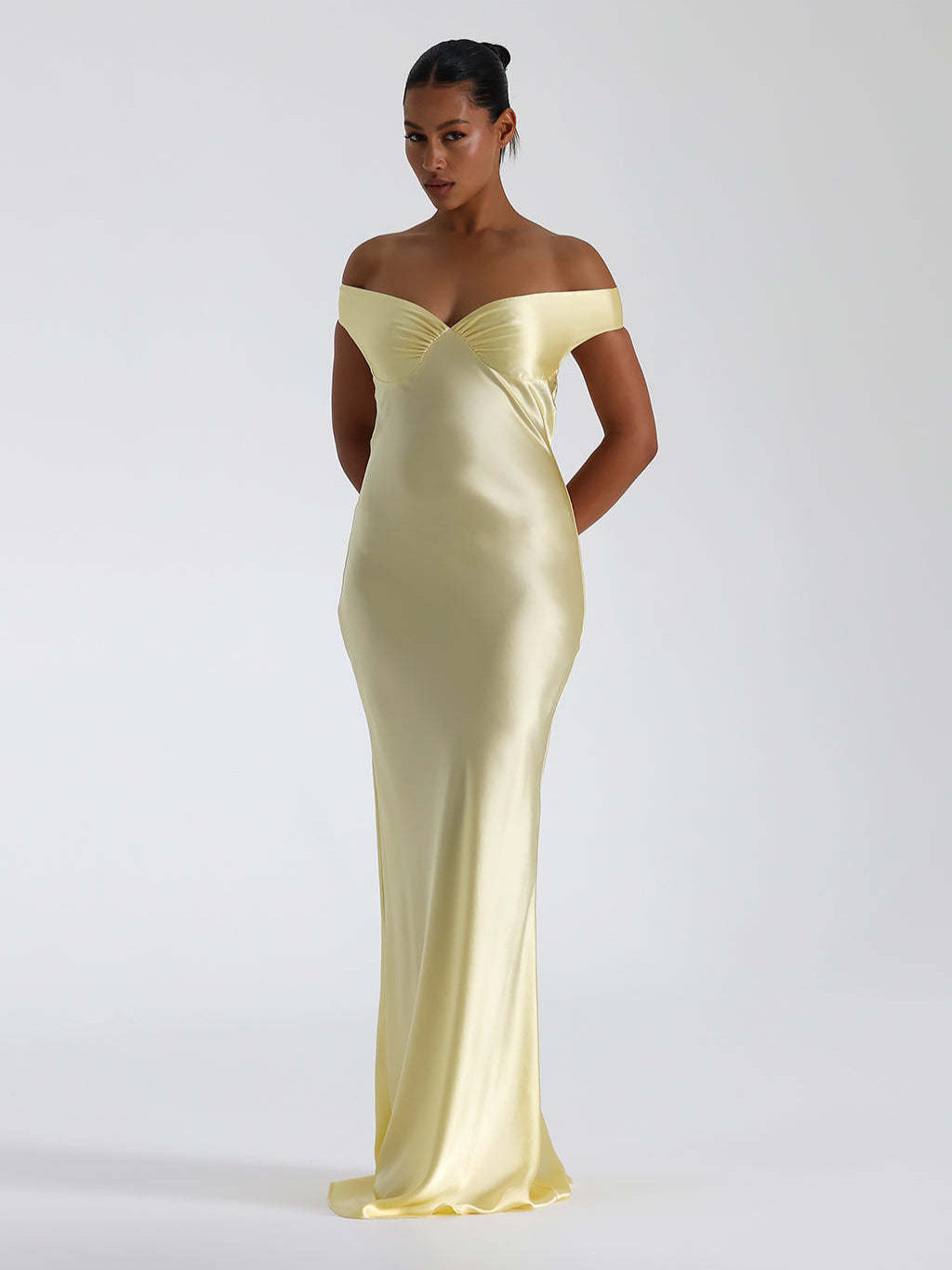 Elegant Chiffon Fishtail Evening Dress