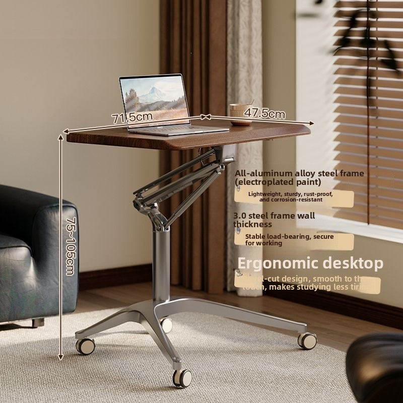 Pneumatic Height Adjustable Computer Desk