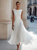 Elegant Party Swing Neck Dress