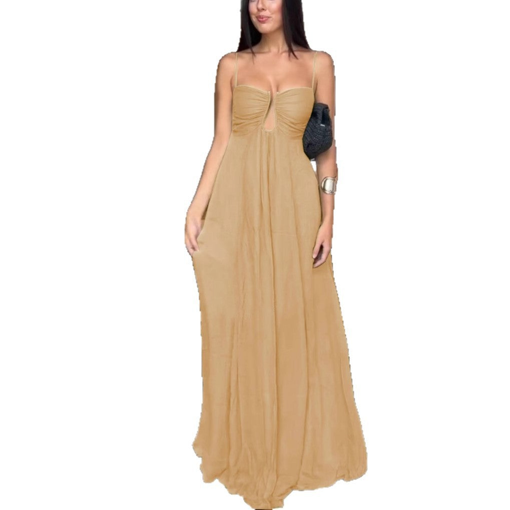 Womens Summer Spaghetti Strap Dress