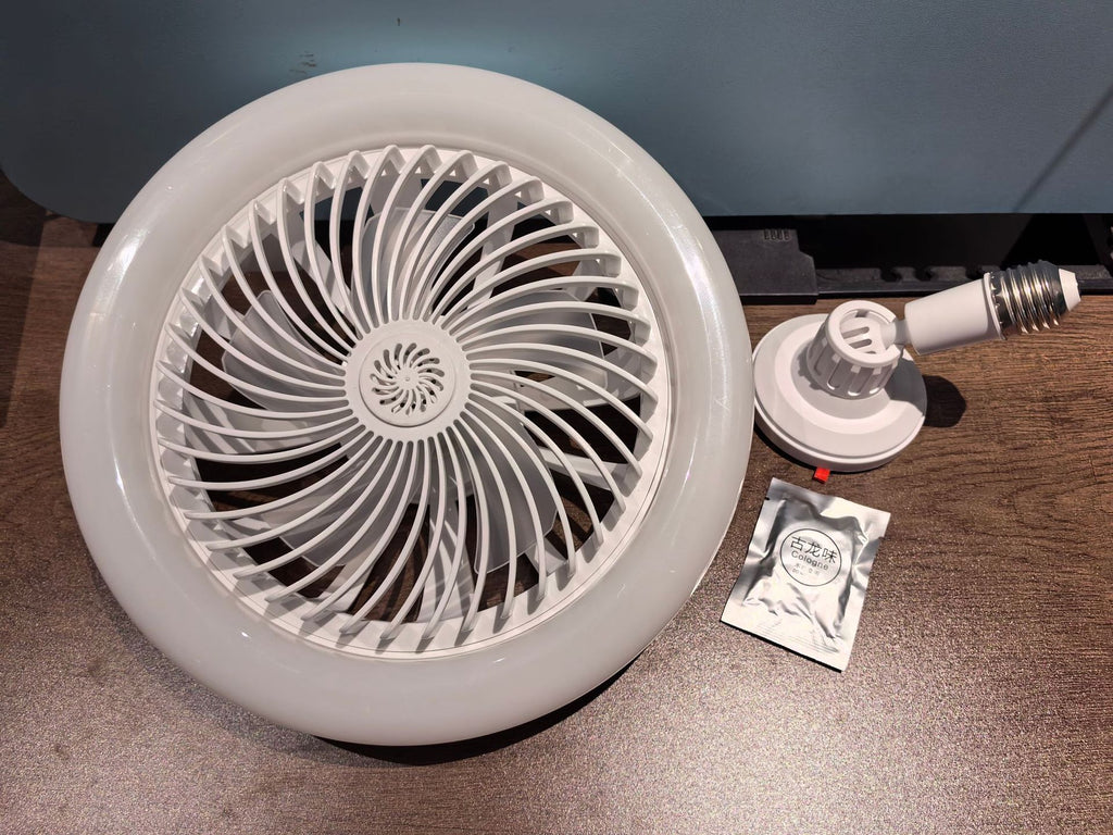 E27 Remote Control Ceiling Fan Lamp with LED Light