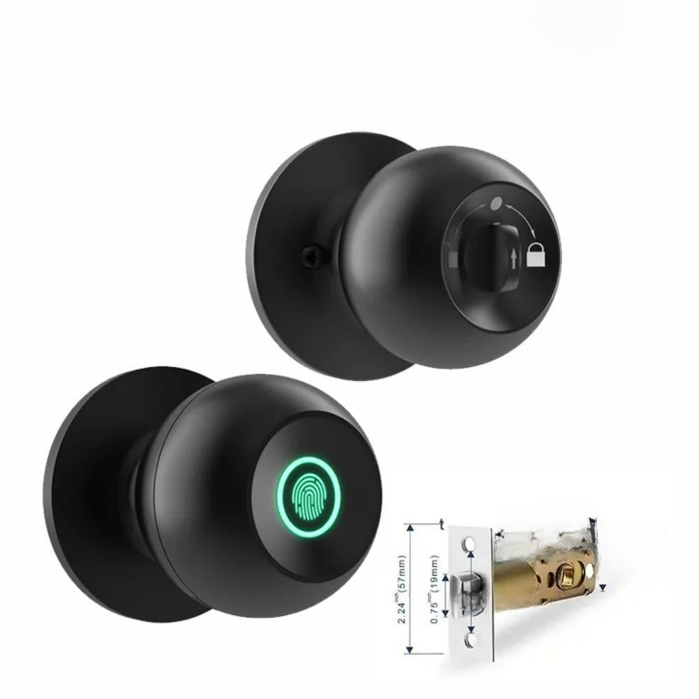 Intelligent spherical fingerprint lock