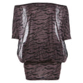 Women's One Shoulder Bodycon Wrap Dress
