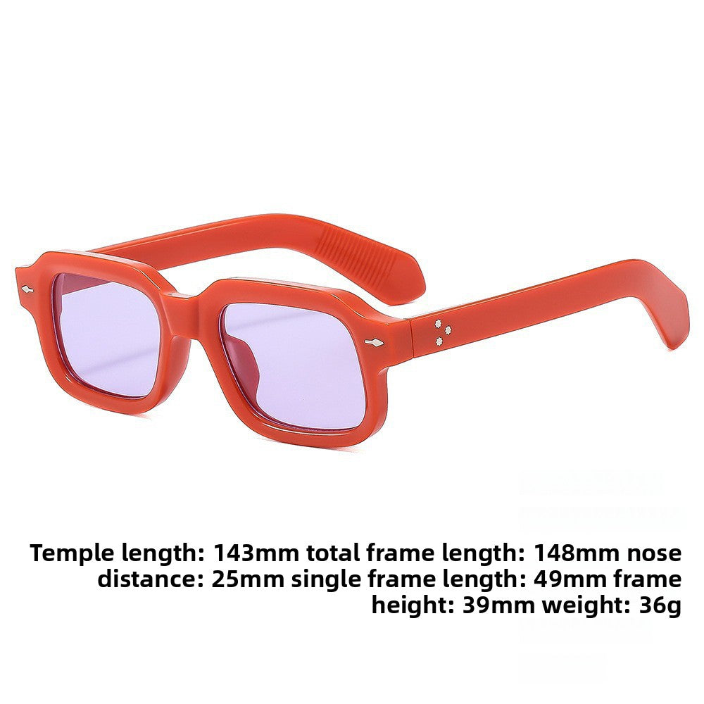 UV400 Protection Square Frame Sunglasses