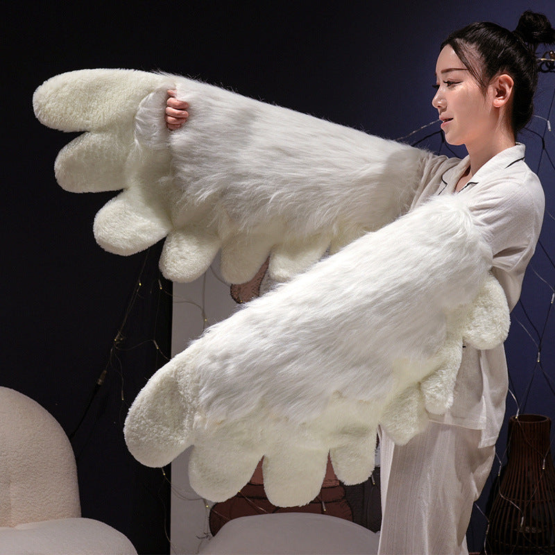 Adult Plush Animal Costume Gloves Boots Wings