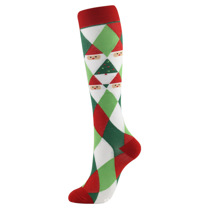 Christmas Compression Socks with Festive Designs