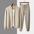 Men's knitted sweater coat