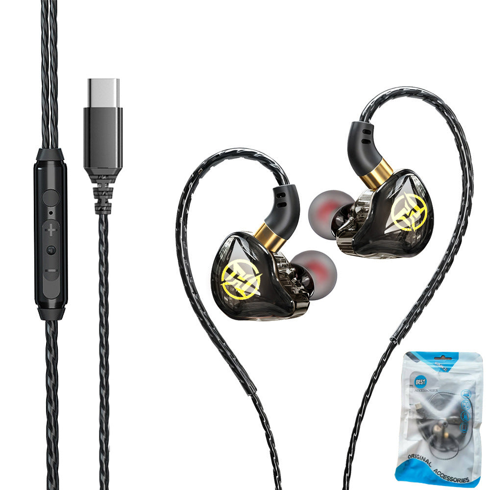 Effime Sports Wired In-Ear Headphones with Bass
