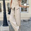 Vest and drawstring pants set