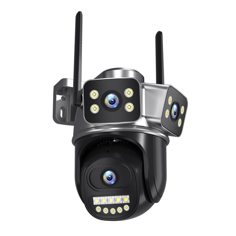 features a three-lens, three-screen 4G camera