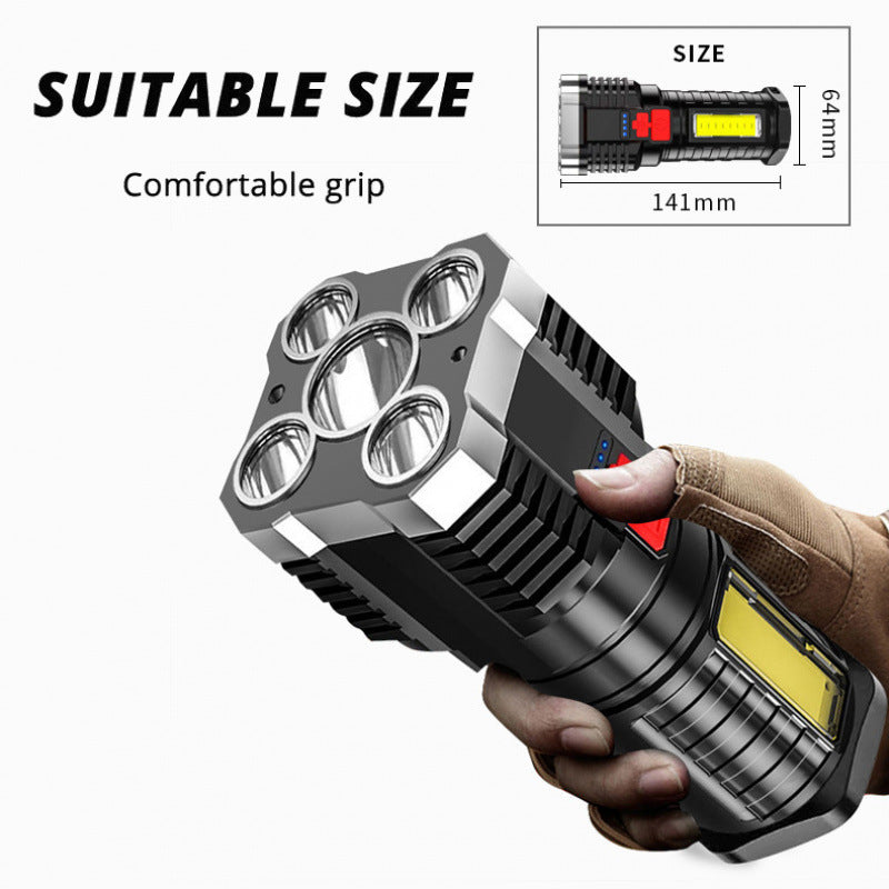 5-LED Rechargeable Flashlight