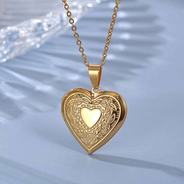 Heart Photo Frame Necklace