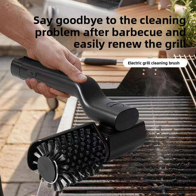 Electric Barbecue Cleaning Brush with Stainless Steel Bristles