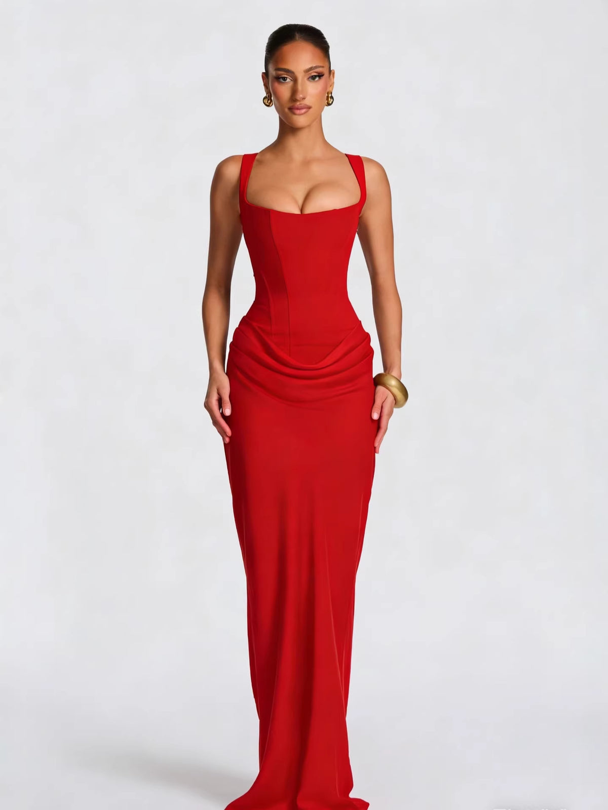 Slim Fit Spaghetti Strap Bodycon Dress