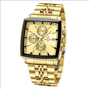 Men's watch with multi-function chronograph