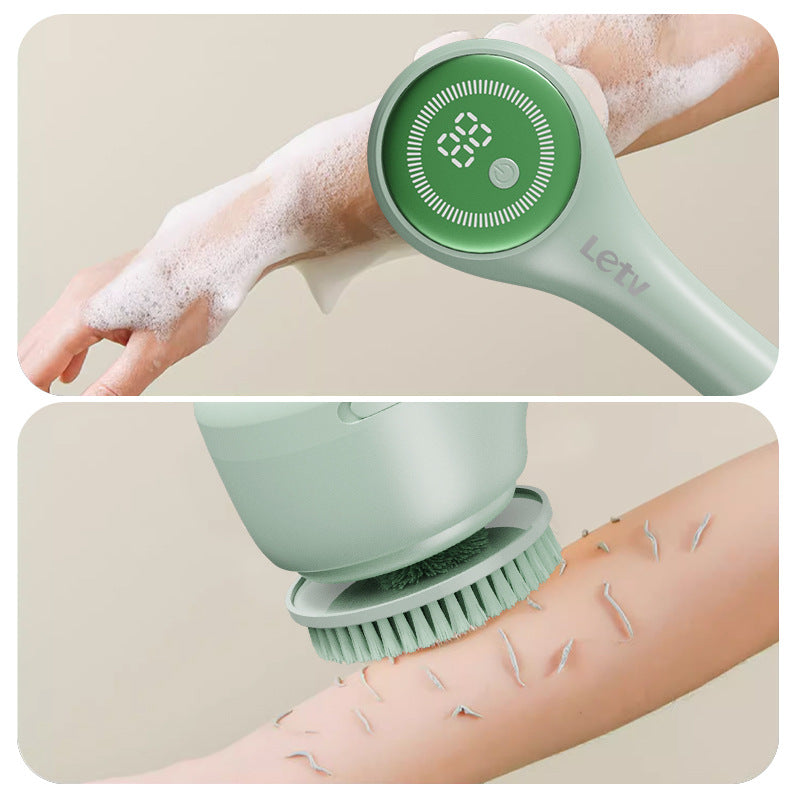 Smart USB Electric Back Scrubber with Multiple Brush Heads