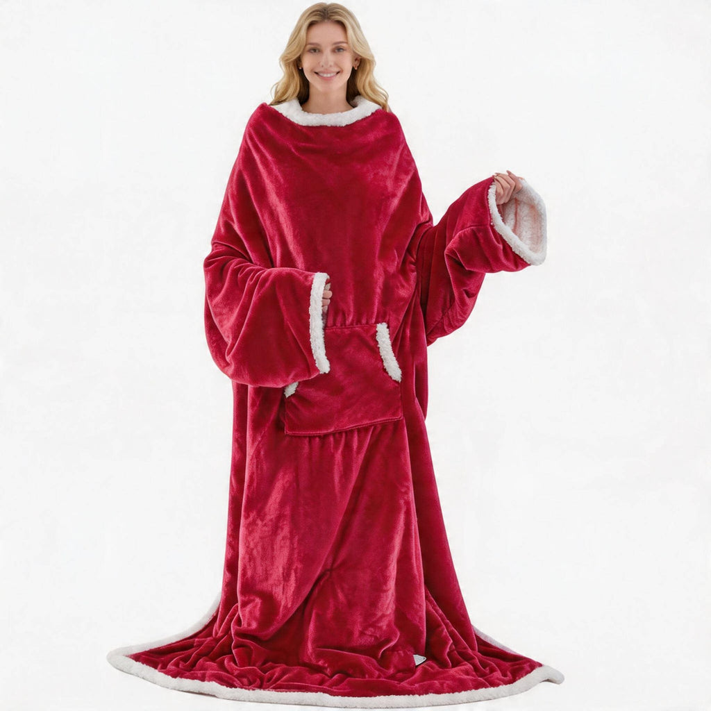 Wearable electric heating blanket