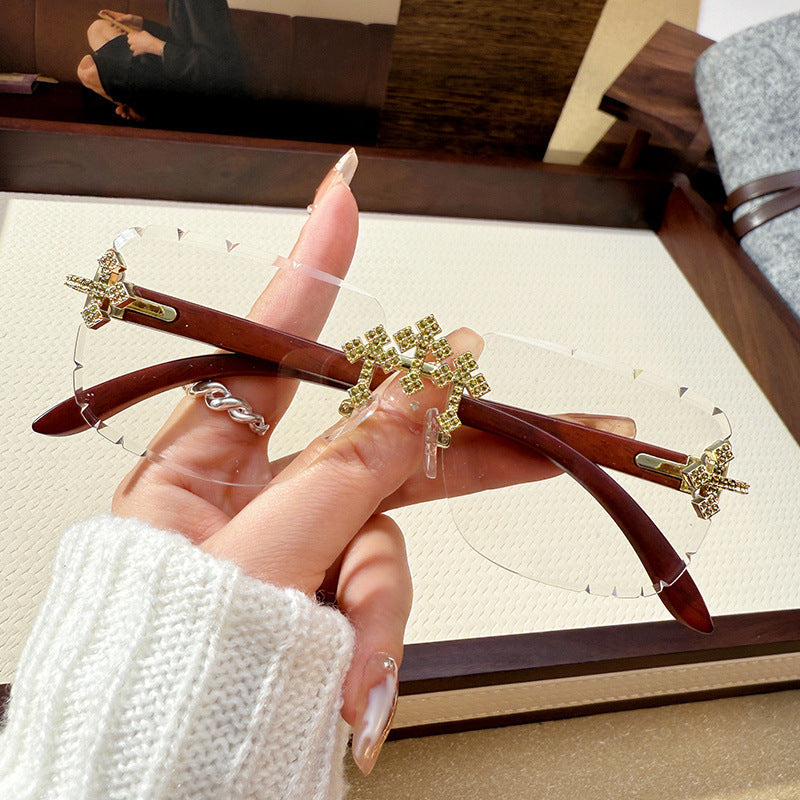 Large Square Frame Sunglasses