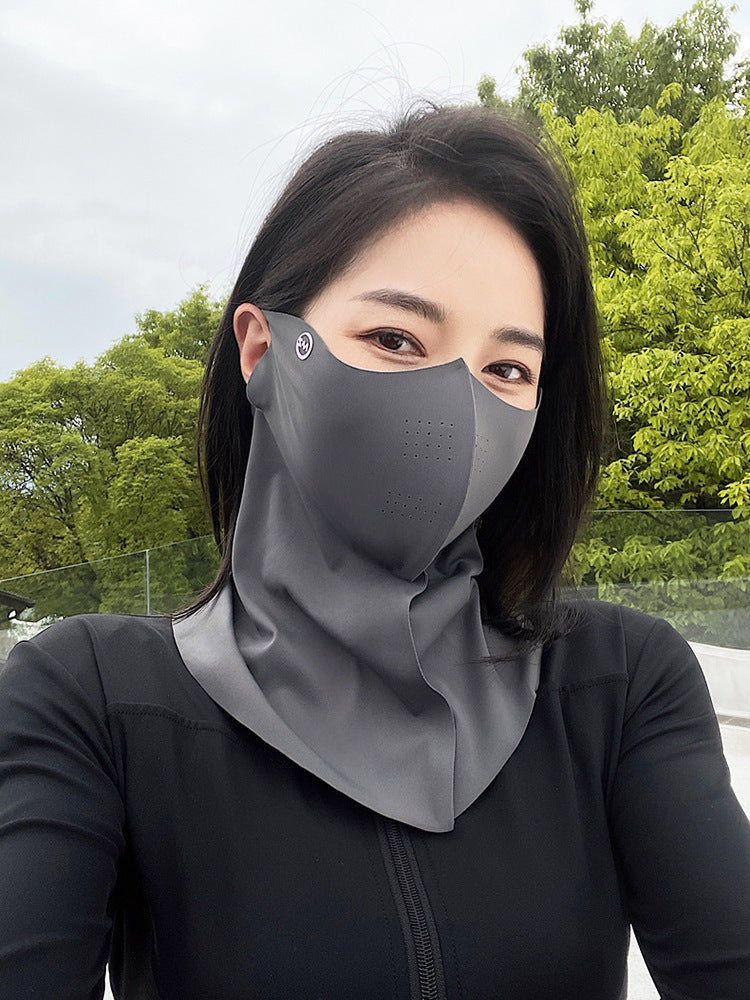Ice Silk Protective Face Mask with UV Defense
