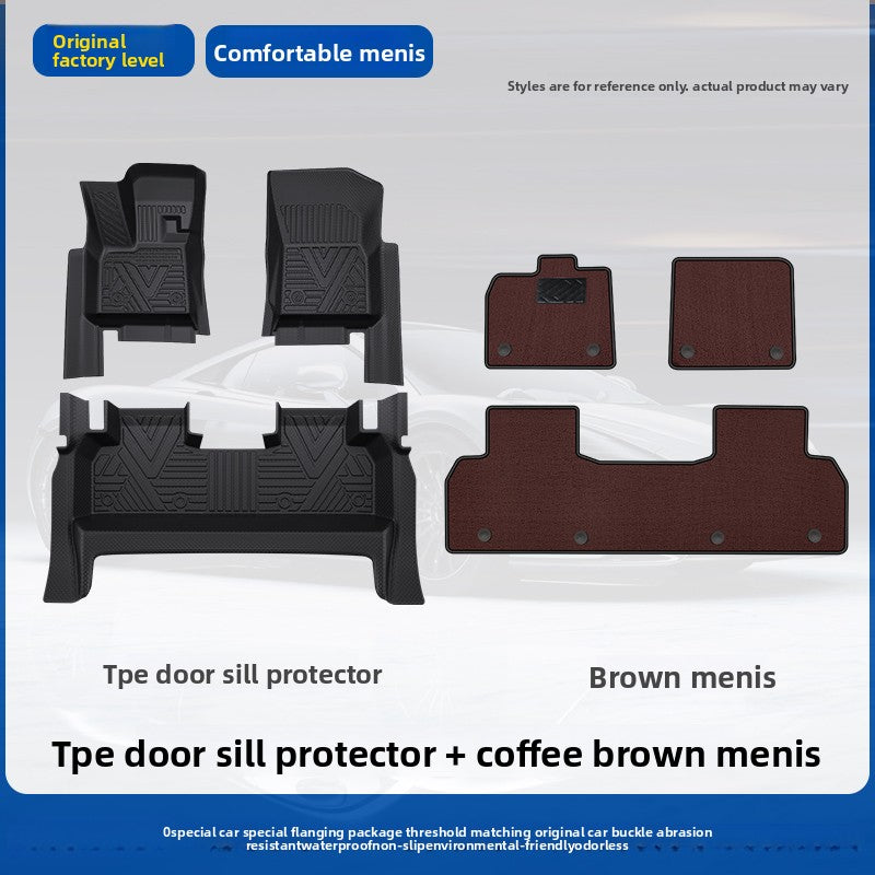 Custom TPE Floor Mats for Toyota Platinum 3X
