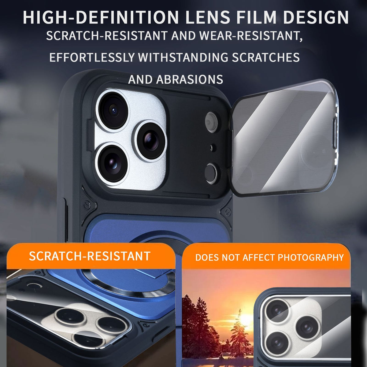 Magnetic Flip Phone Case with Stand