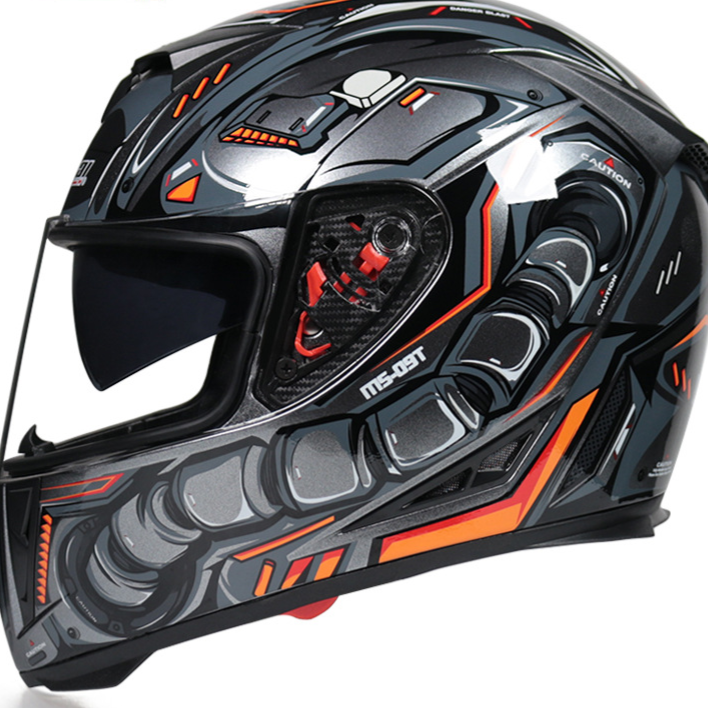 Jiekai Dual Lens Full Face Bicycle Helmet