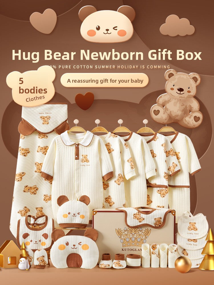 Newborn gift set with baby clothes