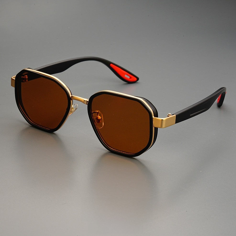 Retro Aviator Sunglasses TR90 Metal Frame