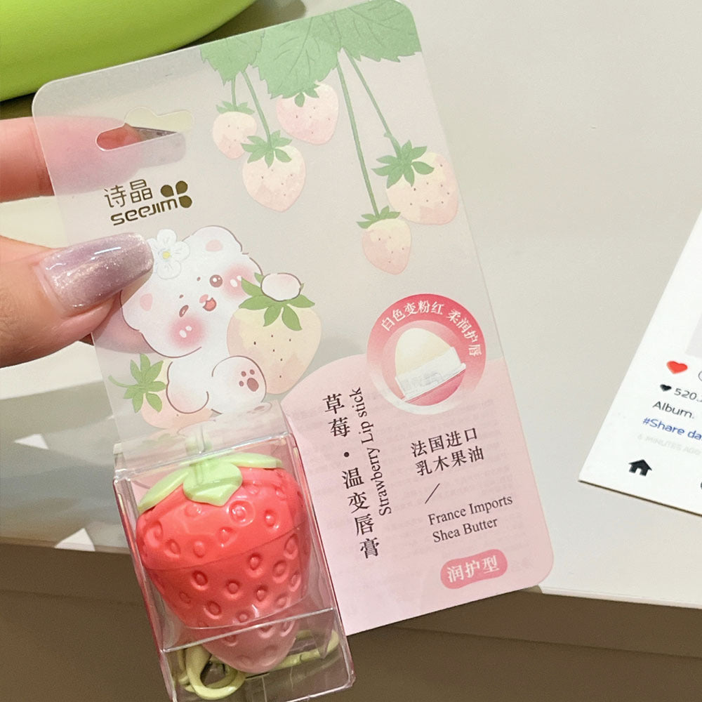 Strawberry Temperature Change Lip Balm