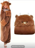 Hooded Animal Cape Blanket