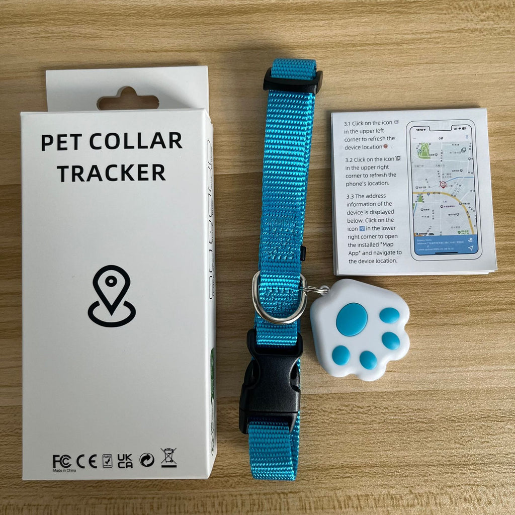 Mini Bluetooth Pet Locator Collar Anti-Lost Device