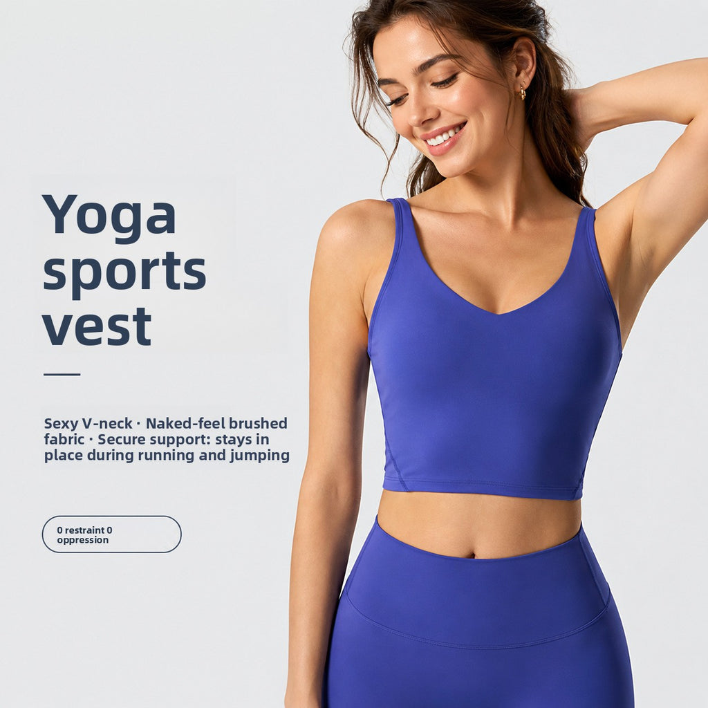 Women's High Support Yoga Running Fitness Crop Top