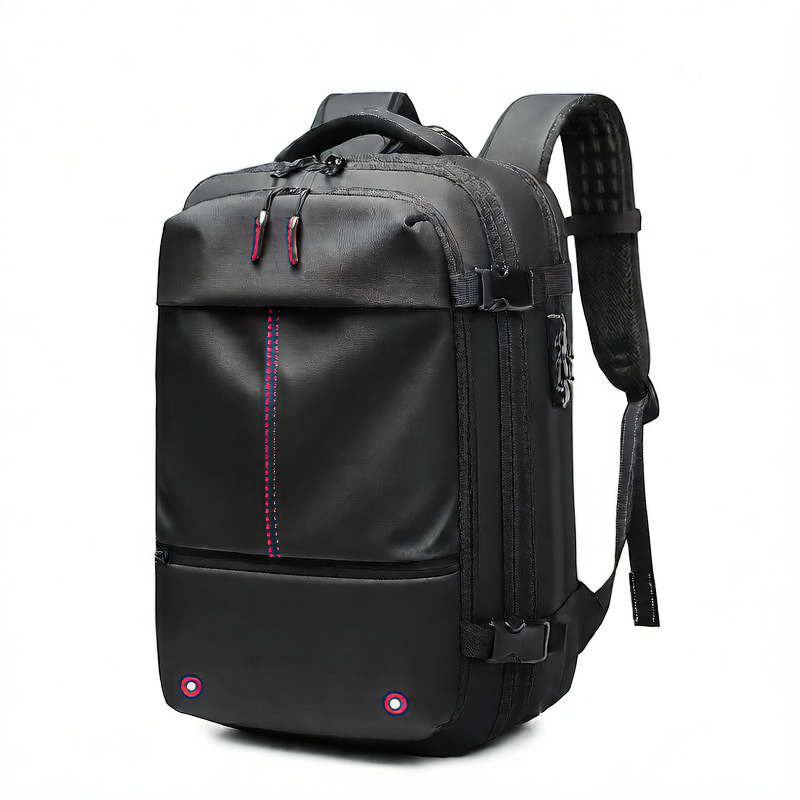 Backpack with air pump
